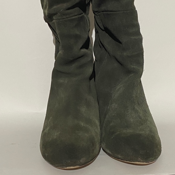 Charles by Charles David Barrie Olive Suede Boots - Picture 9 of 12